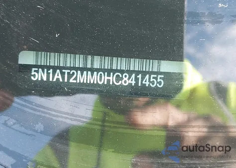 2017 Nissan Rogue Sv z USA, uszkodzony, nr VIN 5N1AT2MM0HC841455